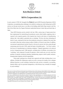 KOA Corporation (A)